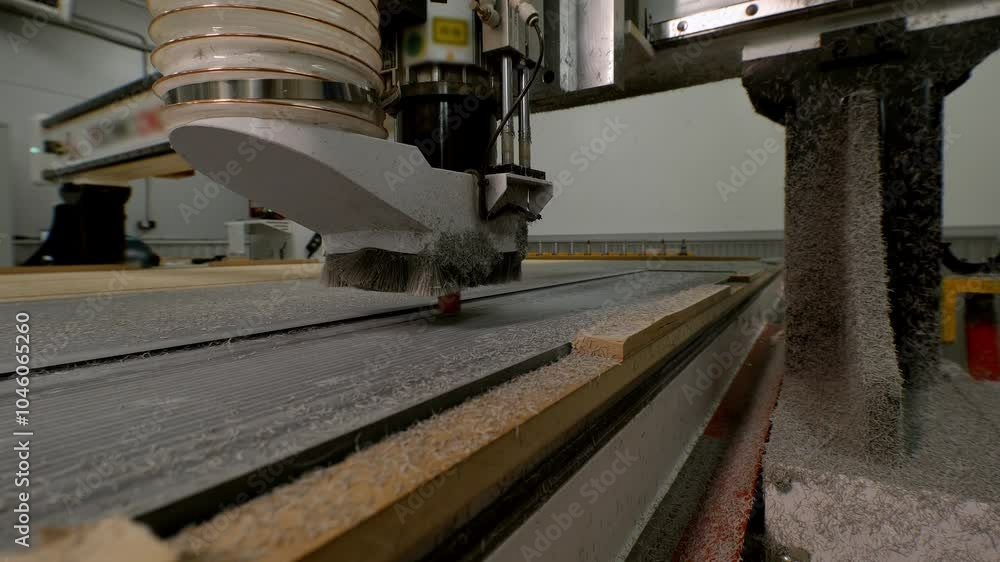 Operation of large-scale industrial machine designed for metalworking and finishing of metallic components is complex process. Operation of large-scale industrial machine designed for metalworking and finishing of metallic components is complex process.