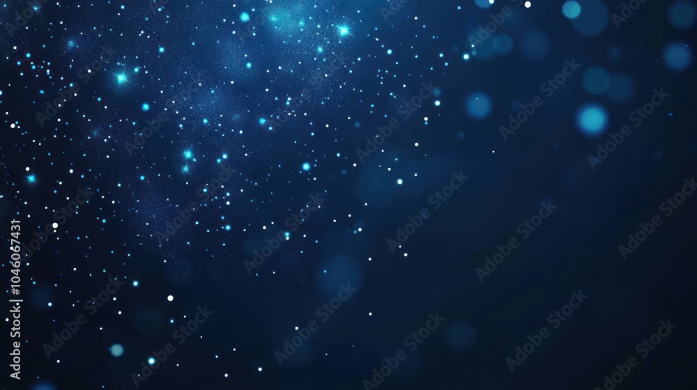 Fototapeta premium Sparkling Blue Background