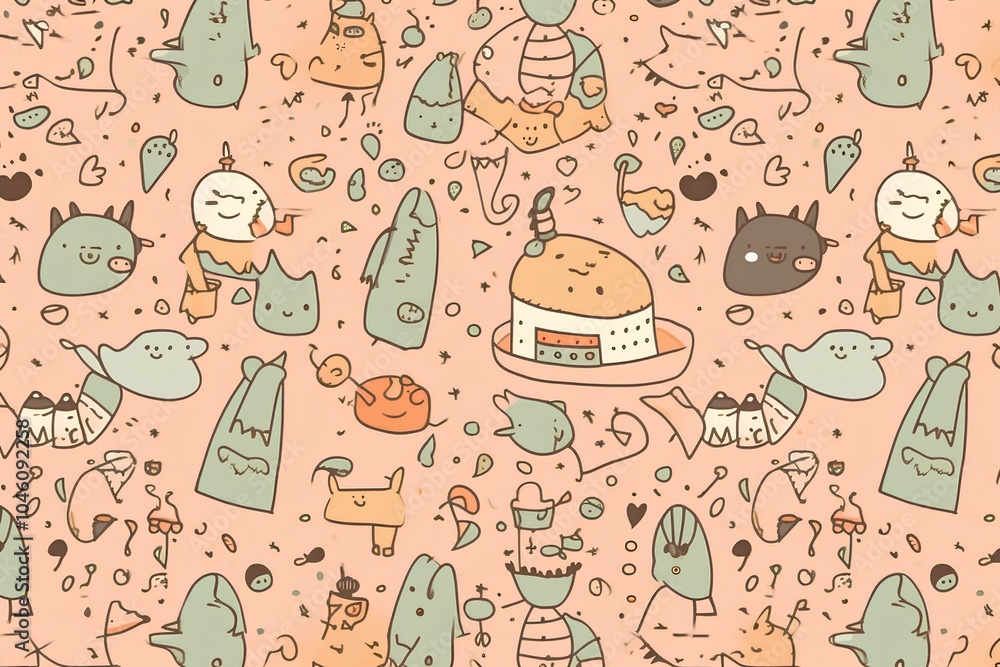 pattern with birds pattern with birds