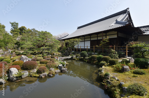 等持院　庭園と方丈　京都市北区 photo