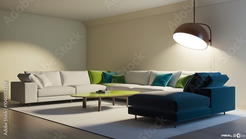 Describe a Minimalist Interior Design Describe a minimalist interior hallway with natural elements and a bright, airy ambiance 