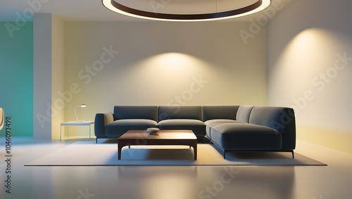 Describe a Minimalist Interior Design Describe a minimalist interior hallway with natural elements and a bright, airy ambiance 