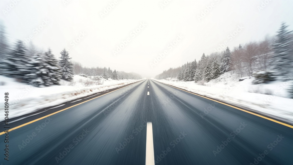 Blurred cars driving on highway, reference road for collages and designs, realistic traffic scene Blurred cars driving on highway, reference road for collages and designs, realistic traffic scene