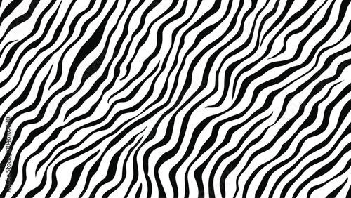 Abstract zebra print pattern. Zebra stripes pattern vector. Zebra skin texture.