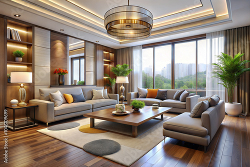 Modern Living Room Interior Design