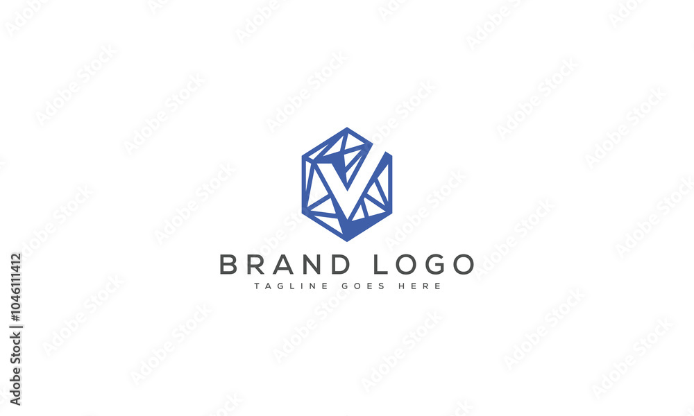 letter V logo design vector template design for brand. letter V logo design vector template design for brand.