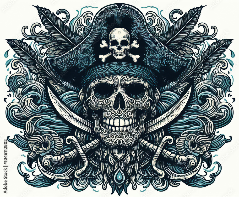 TRIBAL TATOO トライバル タトゥ 刺青 和柄 ドクロ 海賊 インディアン TRIBAL TATOO トライバル タトゥ 刺青 和柄 ドクロ 海賊 インディアン