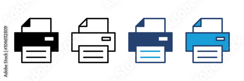 Print icon vector. printer icon vector.