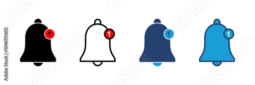 Bell Icon vector. Notification icon for your web site design