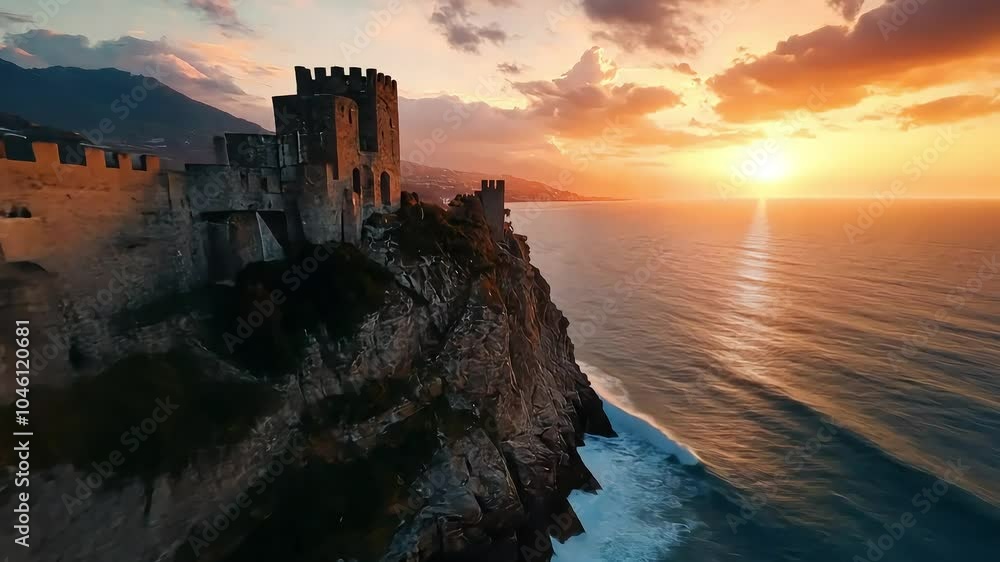 Majestic Castle at Sunset Majestic Castle at Sunset
