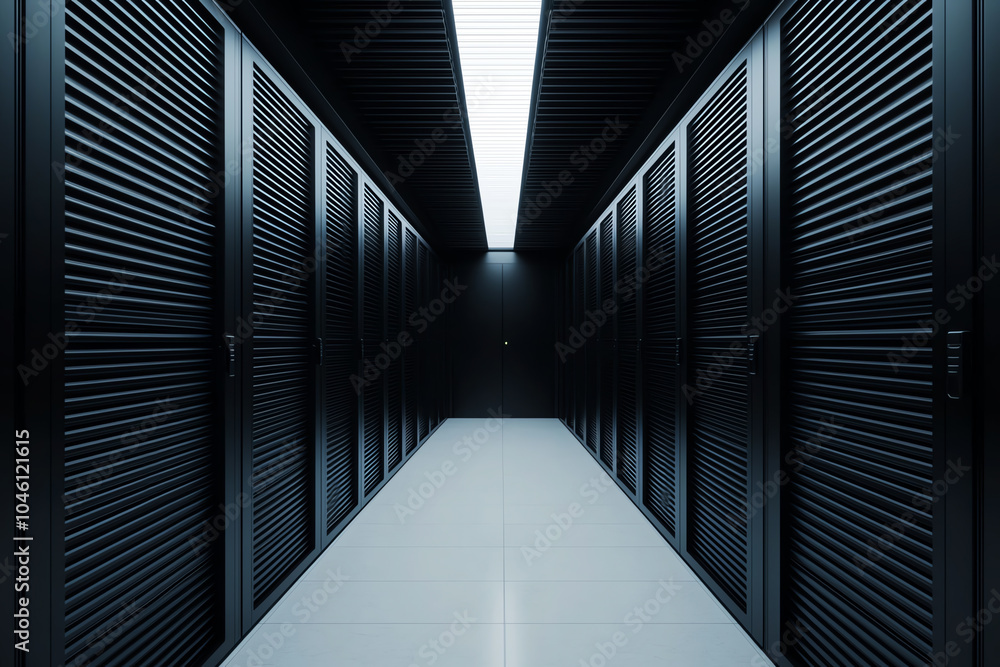 Storage devices seamlessly absorbing data from a giant cloud deployment network technology tone black and white Storage devices seamlessly absorbing data from a giant cloud deployment network technology tone black and white