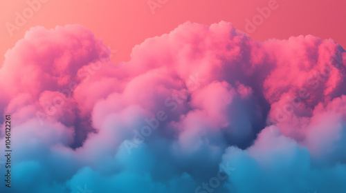 A cloud mass releasing digital storage beams onto network servers deployment horizon futuristic tone colored pastel