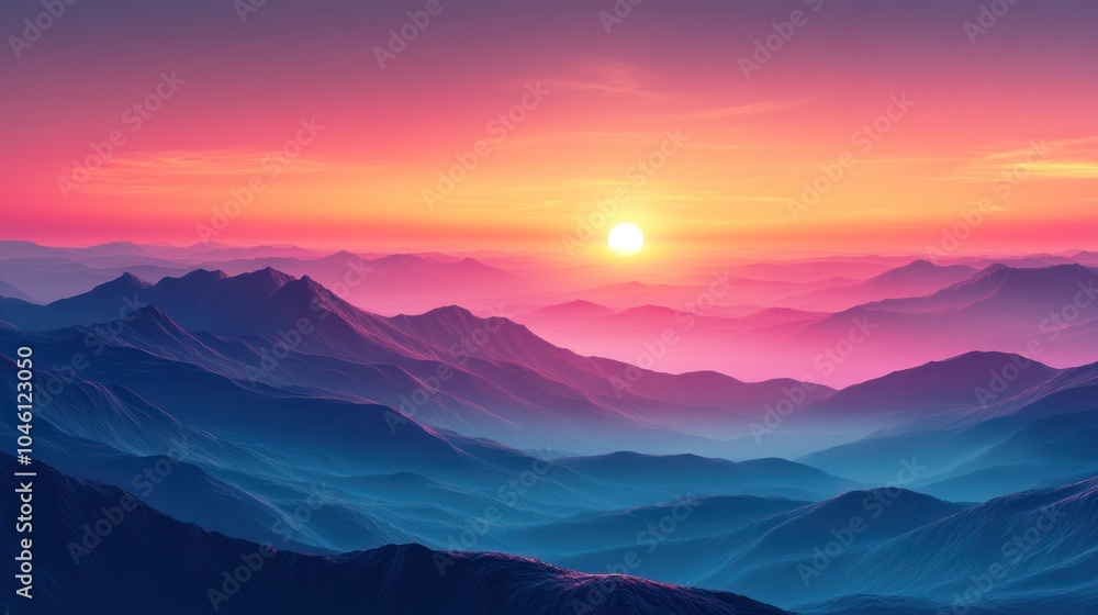 A peaceful PNG scene of a mountain range at sunset, with soft pastel colors in the sky. A peaceful PNG scene of a mountain range at sunset, with soft pastel colors in the sky.