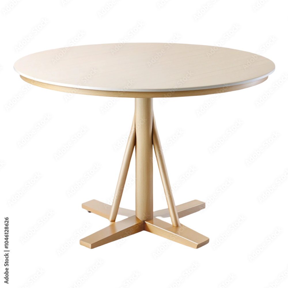 Empty beautiful round wood table Empty beautiful round wood table