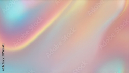 A colorful wave pattern on a rainbow background, showcasing a blend of bright hues in a fluid design