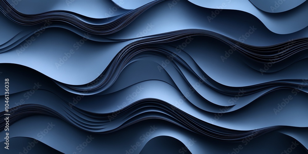 Abstract blue wavy background. (1) Abstract blue wavy background. (1)