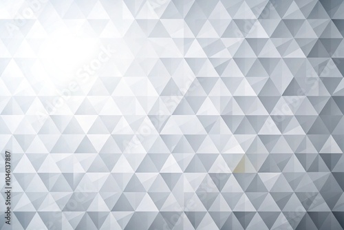 White and grey geometric background with asymmetrical design photo