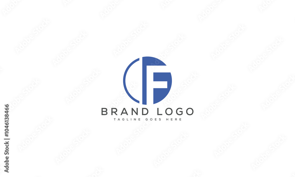 letter F logo design vector template design for brand. letter F logo design vector template design for brand.