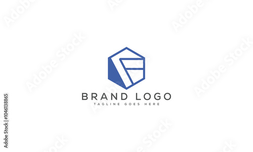 letter F logo design vector template design for brand.