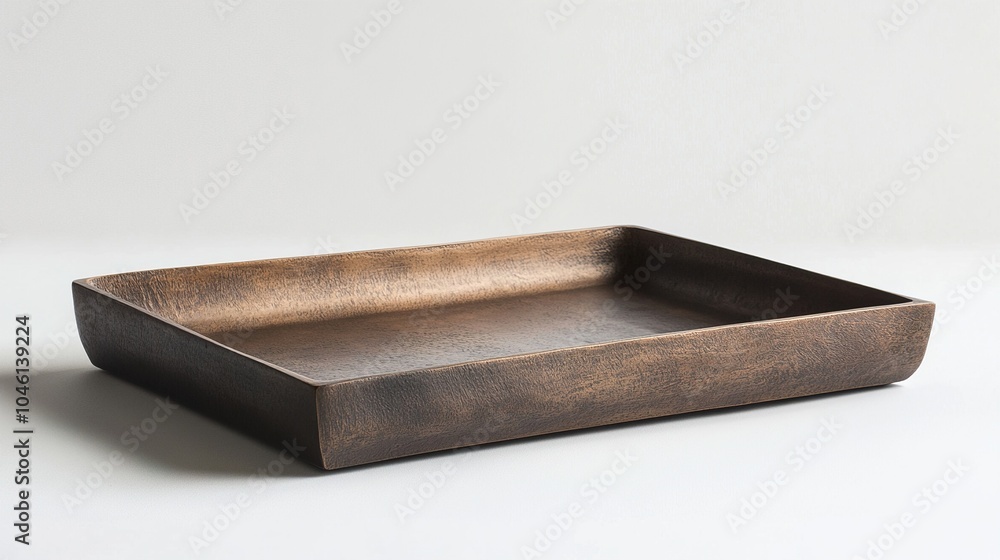 Elegant Bronze Metal Tray for Home Decor Elegant Bronze Metal Tray for Home Decor
