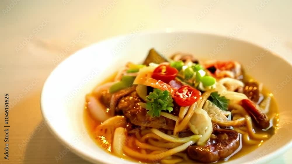 The ramen noodles served were perfect The ramen noodles served were perfect