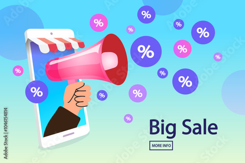 megaphone news concept