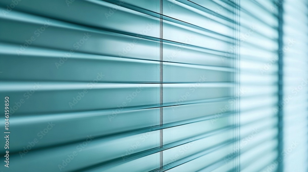 Close-up of vertical blinds, showcasing texture and light play on a modern interior surface. Close-up of vertical blinds, showcasing texture and light play on a modern interior surface.