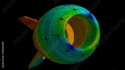 Mechanic simulation engineering - Stress and breakpoint analysis of Plastic Cup under force and moment conditions photo