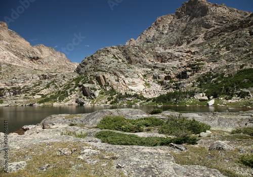 Goat Lake in Beartooth Mountains, Montana