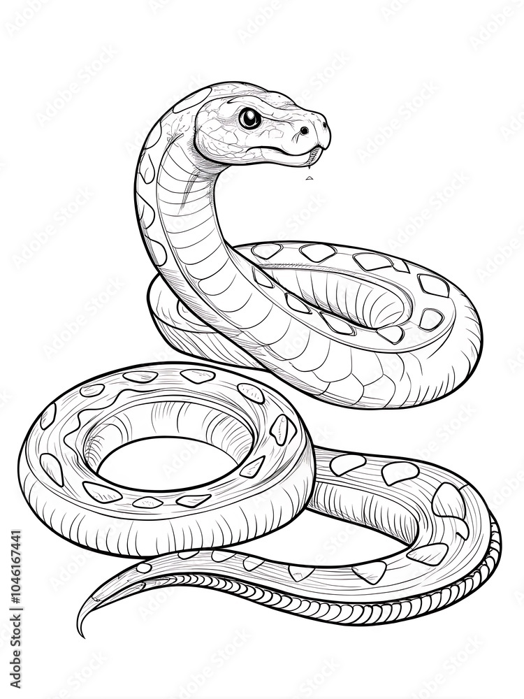 Fototapeta premium Adorable animals starting with the letter A in a fun, creative style for coloring books