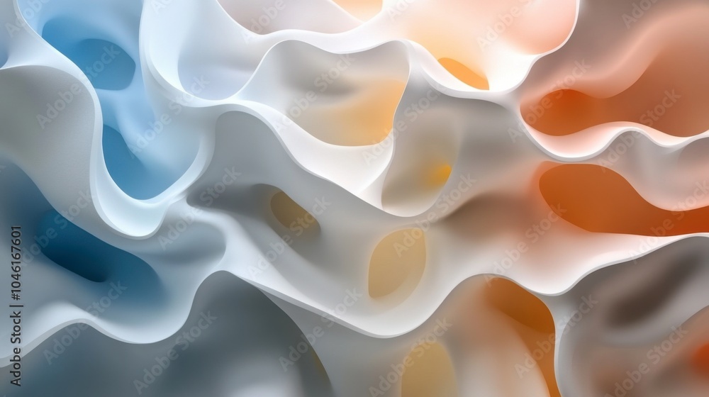 This captivating composition features flowing shapes in vivid pink, purple, and cyan hues, enhanced by soft diffused lighting, creating a sense of endless motion and depth. This captivating composition features flowing shapes in vivid pink, purple, and cyan hues, enhanced by soft diffused lighting, creating a sense of endless motion and depth.