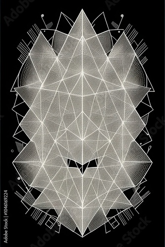 spider web on black background