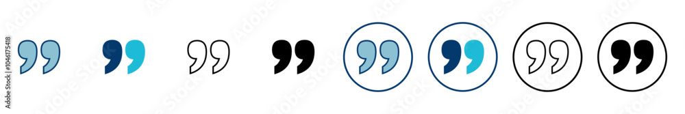 Quote icon vector isolated on white background. Quote sign icon. Quotation mark symbol. Quote icon vector isolated on white background. Quote sign icon. Quotation mark symbol.