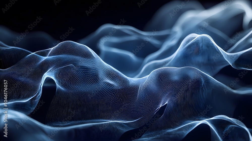 Obraz premium Digital waveforms