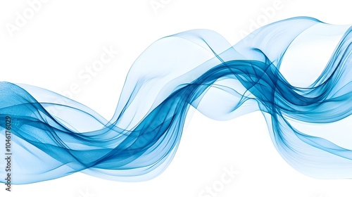 Fluid blue waves