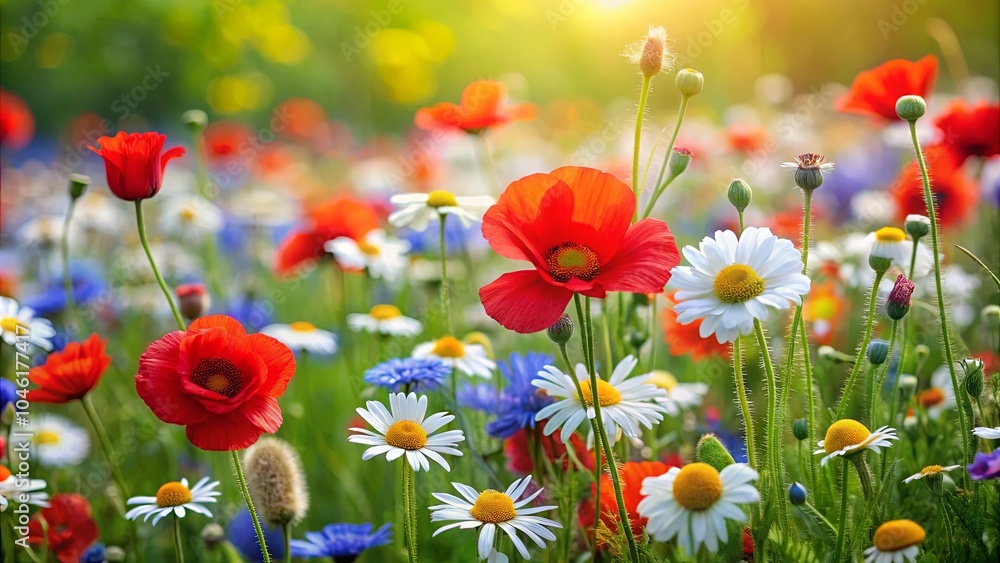A vibrant tapestry of wildflowers, with delicate petals unfurling in the soft glow of the setting sun, creates a breathtaking scene of natural beauty and serenity. A vibrant tapestry of wildflowers, with delicate petals unfurling in the soft glow of the setting sun, creates a breathtaking scene of natural beauty and serenity.