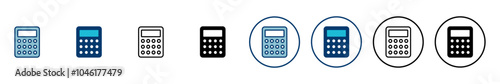 Calculator icon vector isolated on white background. Calculator vector icon. Accounting icon