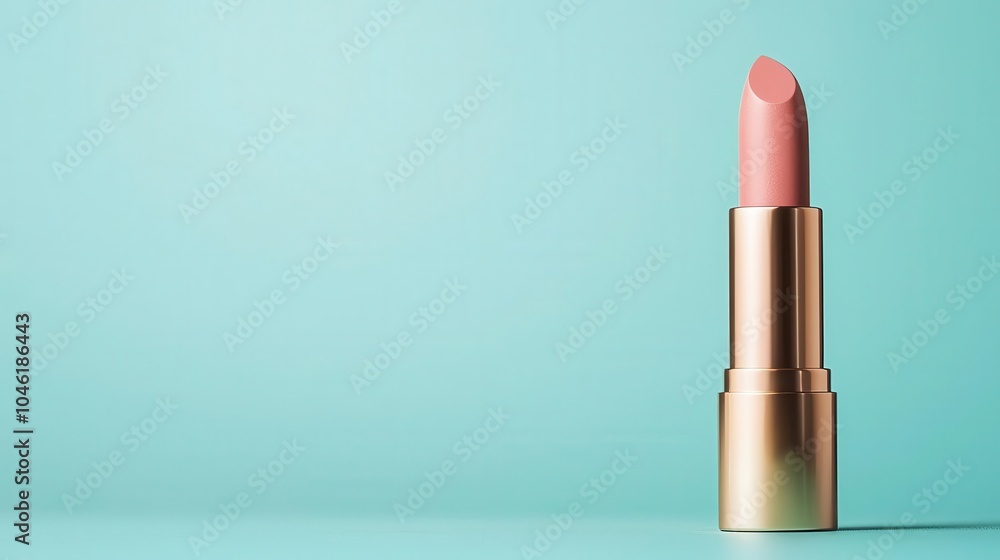 A clean, minimalist lipstick in neutral hues with organic ingredients, designed for a natural, glowing beauty look A clean, minimalist lipstick in neutral hues with organic ingredients, designed for a natural, glowing beauty look