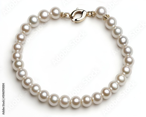 A vintage pearl necklace, a timeless accessory that brings a touch of oldworld charm to modern fashion