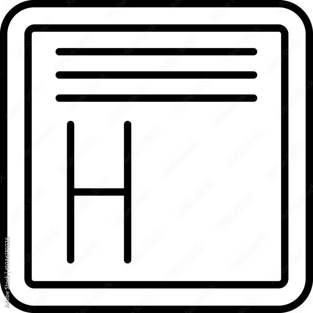 Hydrogen Icon