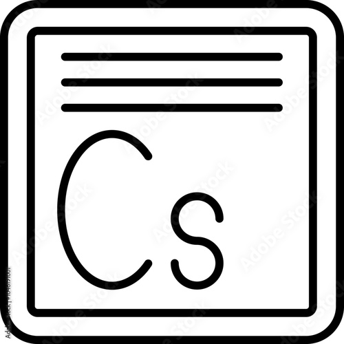 Caesium Icon