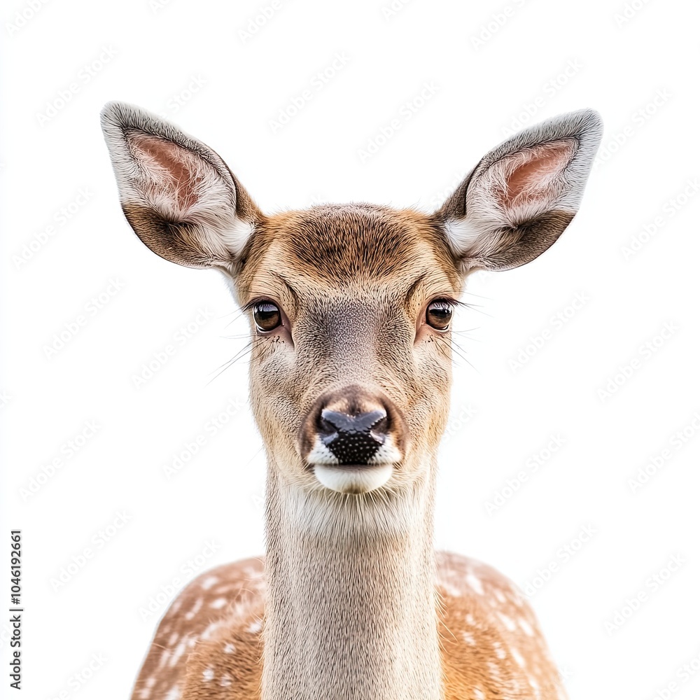 deer isolated on white background