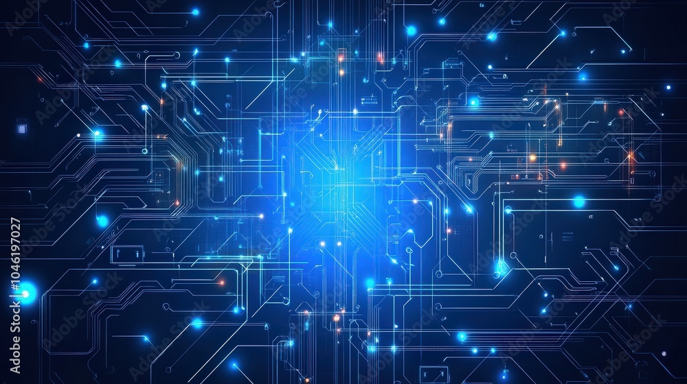Abstract futuristic circuit board design background Abstract futuristic circuit board design background