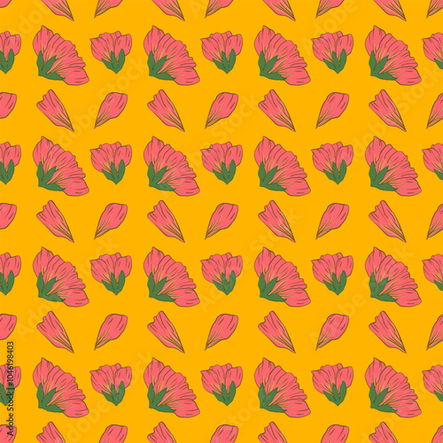 seamless pattern with leaves