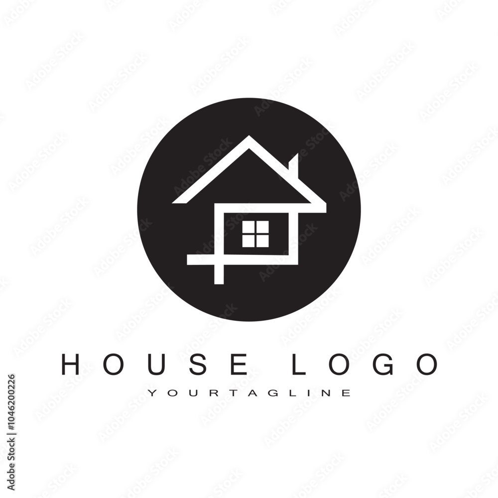 Fototapeta premium house logo design for architectural buildings vector construction