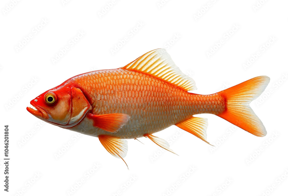 Obraz premium goldfish isolated on white