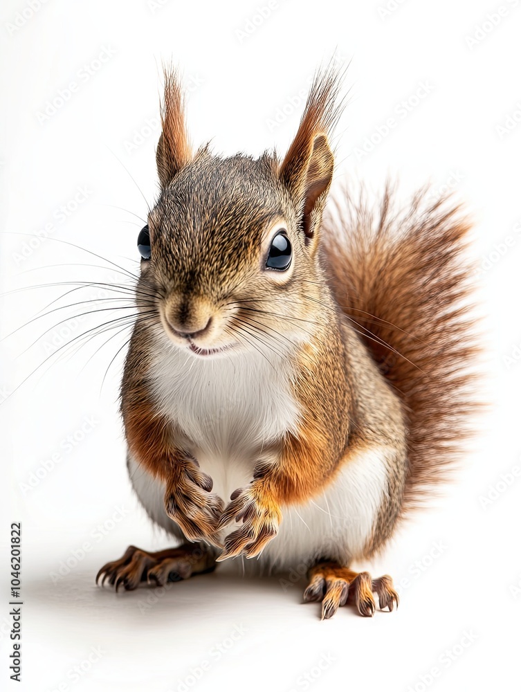 Obraz premium squirrel isolated on white background