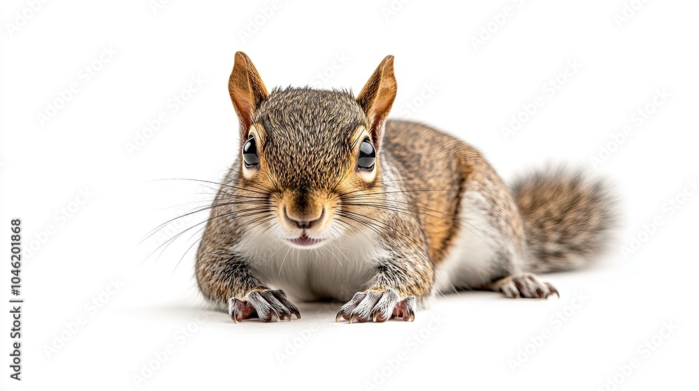 Obraz premium squirrel isolated on white background