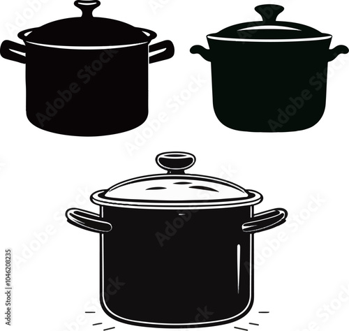 cooking pots and pans