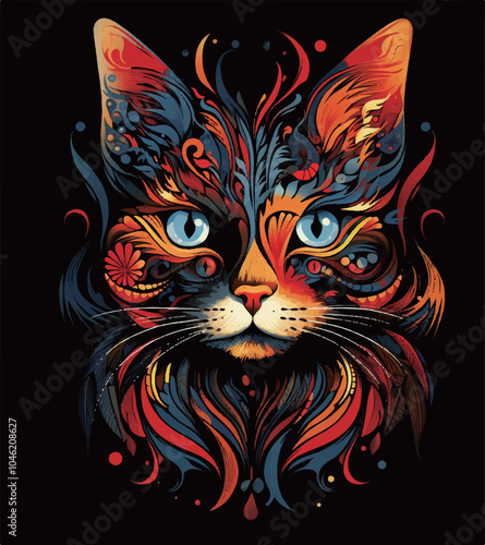 black and white cat